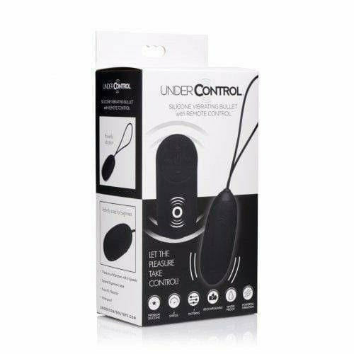 Vibrateur à distance - Under control - Silicone bullet with remote control Under Control Sensations plus