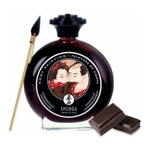Jeu pour Couple - Shunga - Peinture Comestible au Chocolat Shunga Sensations plus