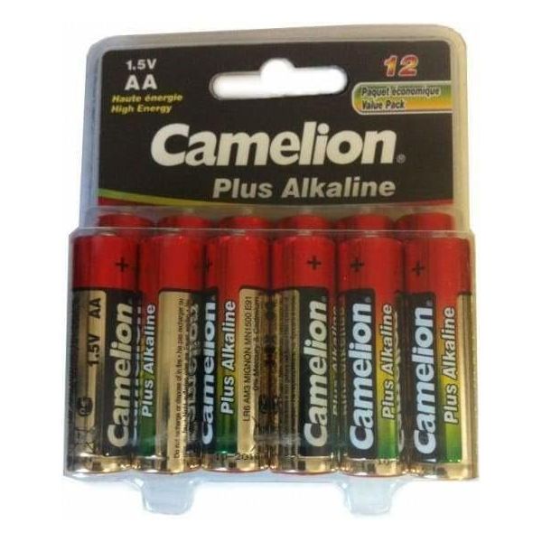 Piles - Camelion - Format de 12 Camelion Alkaline Plus Sensations plus
