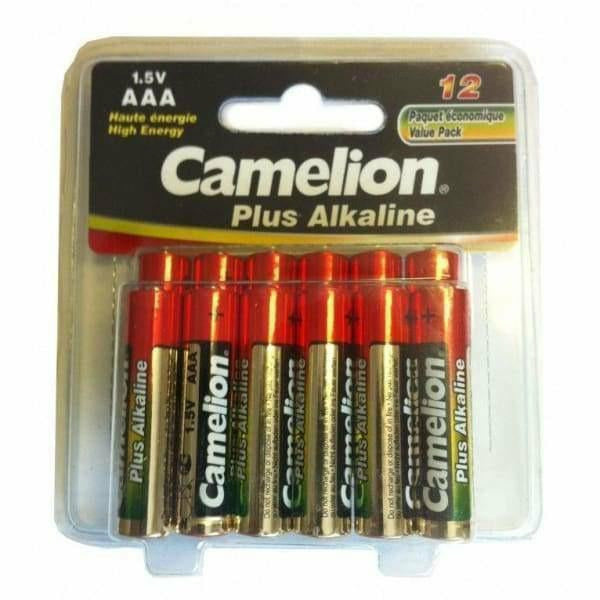 Piles - Camelion - Format de 12 Camelion Alkaline Plus Sensations plus
