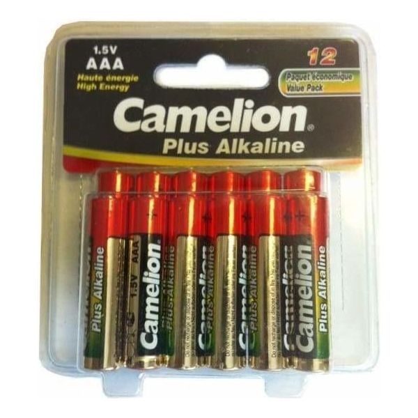 Piles - Camelion - Format de 12 Camelion Alkaline Plus Sensations plus