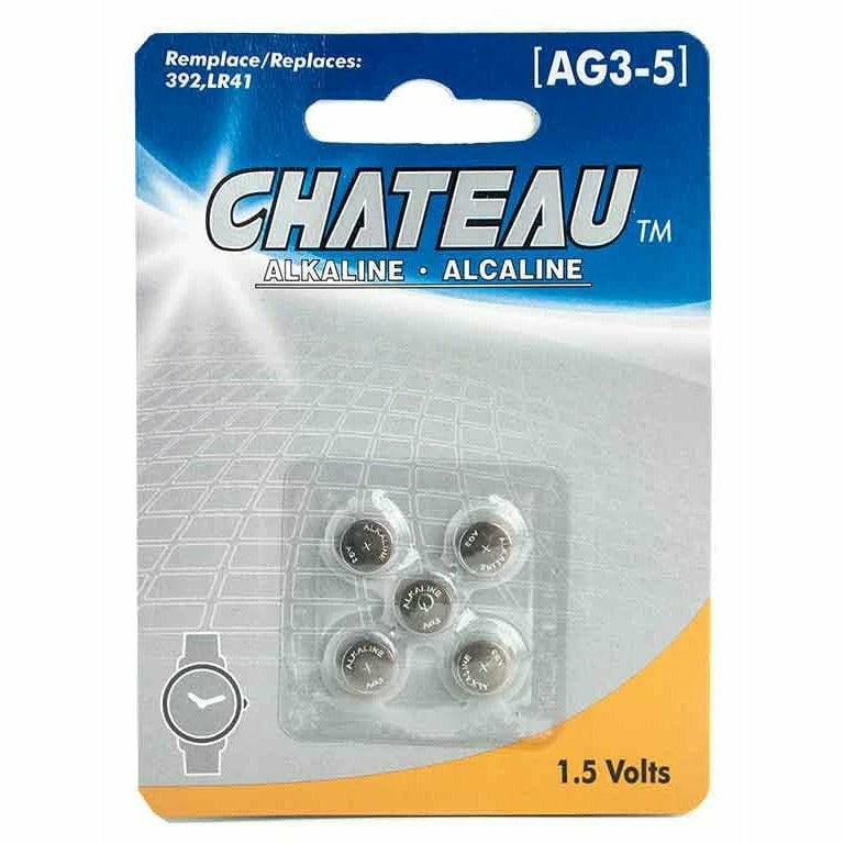 Piles - Château - AG3-5 Chateau Manis Electronics Sensations plus