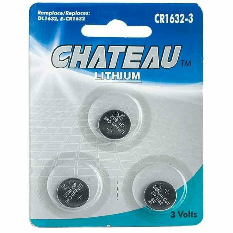 Piles - Château - CR1632 - Format de 3 Chateau Manis Electronics Sensations plus