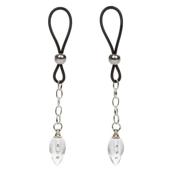 Pinces à Seins - CalExotics - Nipple Play Non-Piercing Nipple Jewelry Crystal Teardrop CalExotics Sensations plus