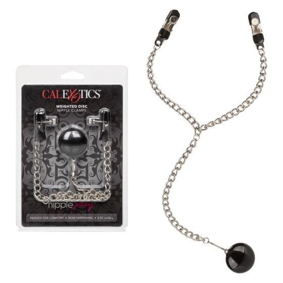 Pinces à Seins - CalExotics - Weighted Disc Nipple Clamps CalExotics Sensations plus