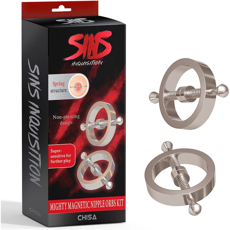 Pinces à Seins - Sins Inquisition - Spring Metal Nipple Clamps Sins Inquisition Sensations plus