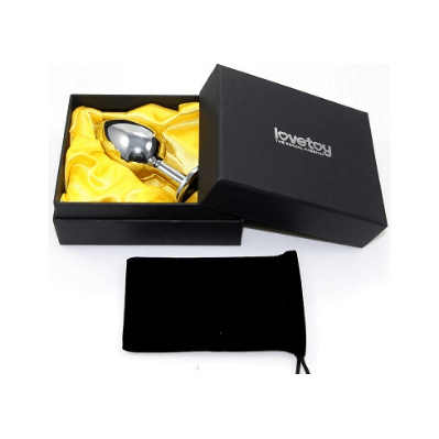 Plug anal - Acier Inoxydable - Format Petit Lovetoy Sensations plus