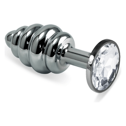 Plug Anal - Acier Inoxydable - Nervur  Diamant | Sensations Plus   Sensations Plus