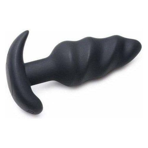 Plug Anal - Bang! - Remote Control 21X Vibrating Silicone Swirl Butt Plug Bang! Sensations plus