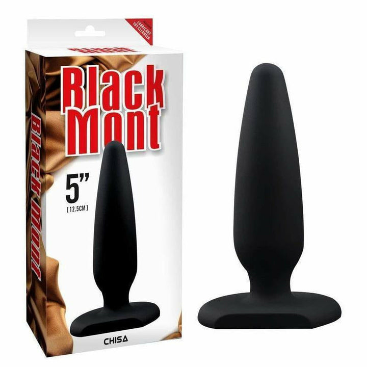 Plug Anal - Black Mont - XL Silicone Plug Black Mont Sensations plus