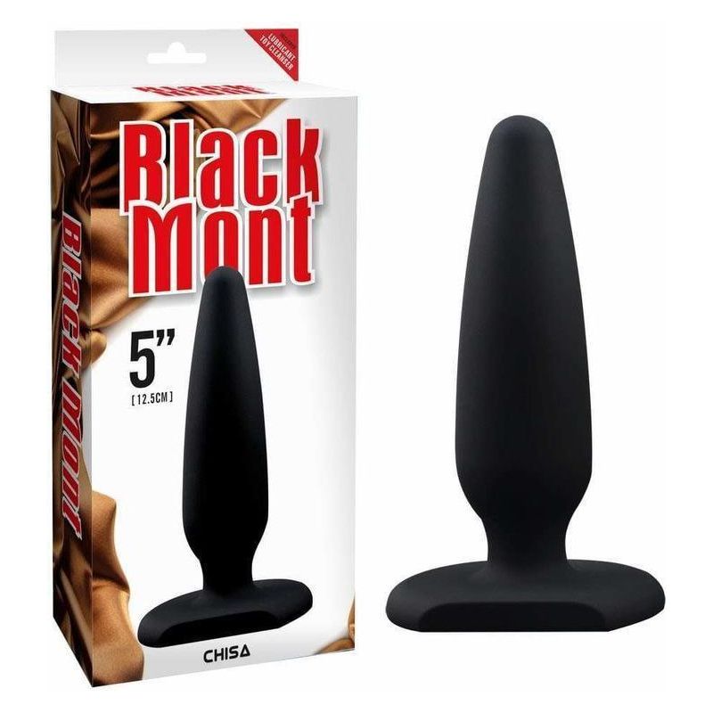 Plug Anal - Black Mont - XL Silicone Plug Black Mont Sensations plus