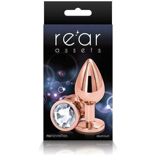 Plug Anal - Rear Assets - Medium Rose Or NS Novelties Sensations plus
