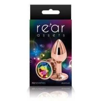 Plug Anal - Rear Assets - Medium Rose Or NS Novelties Sensations plus