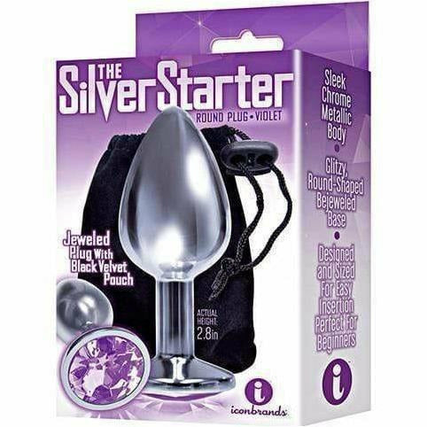 Plug anal - The Silver Starter - Rond Format Petit Icon brands Sensations plus
