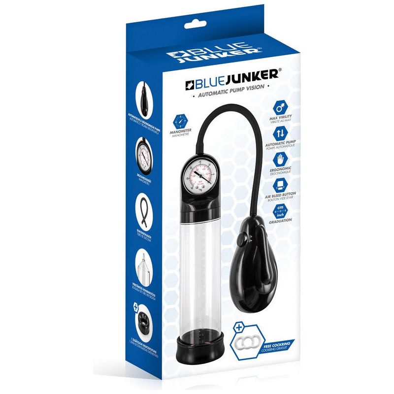Pompe à Pénis - Blue Junker - Automatic Pump Vision Blue Junker Sensations plus