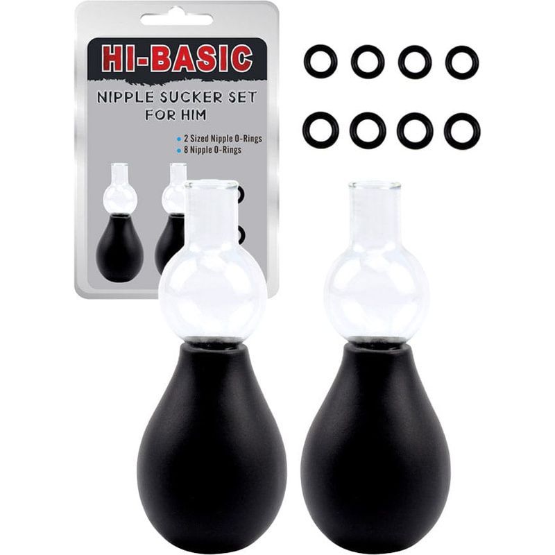 Pompe à Seins - Hi Basic - Nipple Sucker Set For Him Hi-Basic Sensations plus