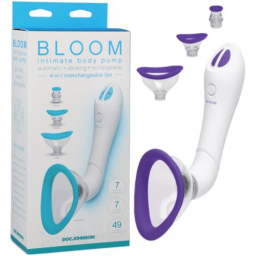 Pompe 4-en-1 - Bloom - Intimate Body Pump Doc Johnson Enterprises Sensations plus