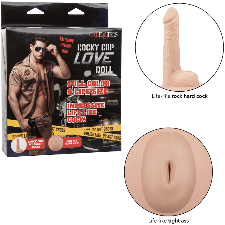 Poupée Gonflable - Calexotics - Cocky Cop Love Doll CalExotics Sensations plus