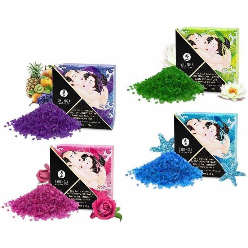 Des sels de bain : les sels de bain aphrodisiaques de Shunga