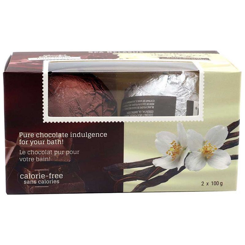Produit de Bain - Spa Relaxus - 2 Bombes de Bain au Chocolat Sensations Plus Sensations plus