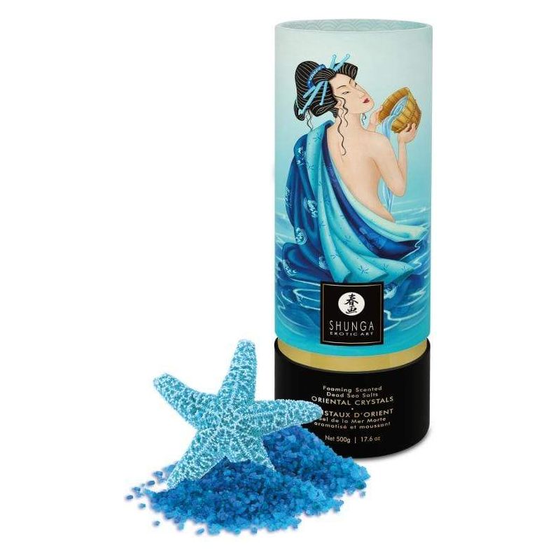 Produit de bain - Shunga - Cristaux D'orient - Sel de la mer morte Shunga Sensations plus