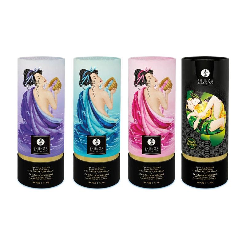 Produit de bain - Shunga - Cristaux D'orient - Sel de la mer morte Shunga Sensations plus