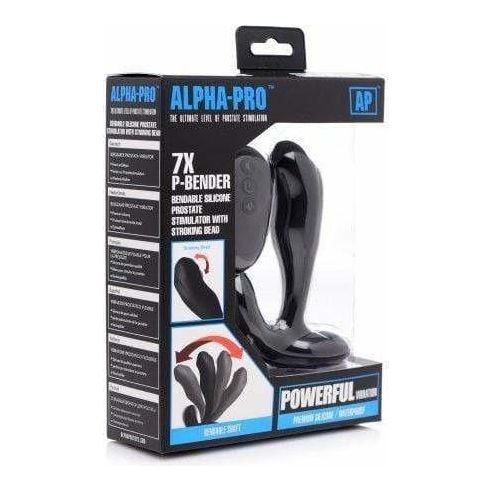 Stimulateur de Prostate Vibrant - Alpha-Pro - 7X P-Bender Bendable Alpha Pro Sensations plus