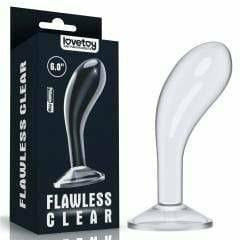 Stimulateur de Prostate - Flawless Clear - Prostate Plug 6 pouces Flawless Clear Sensations plus