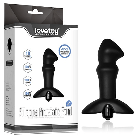 Stimulateur de Prostate Vibrant - Anal Indulgence - Silicone Prostate Stud Anal Indulgence Sensations plus