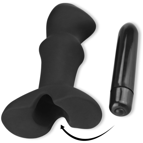 Stimulateur de Prostate Vibrant - Anal Indulgence - Silicone Prostate Stud Anal Indulgence Sensations plus