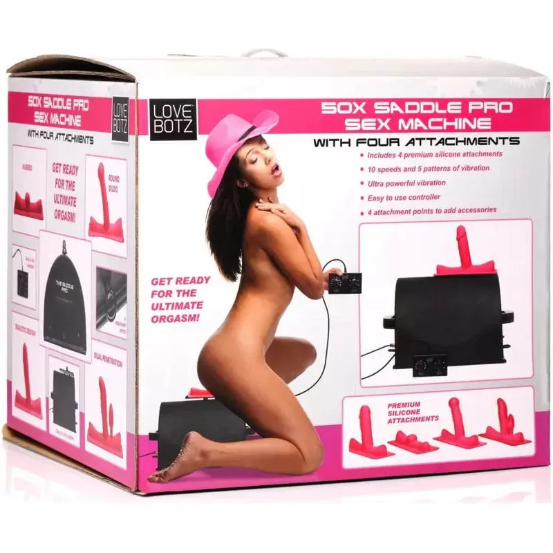 Sex Machine - Love Botz - 50X Saddle Pro Sex Machine LoveBotz Sensations plus