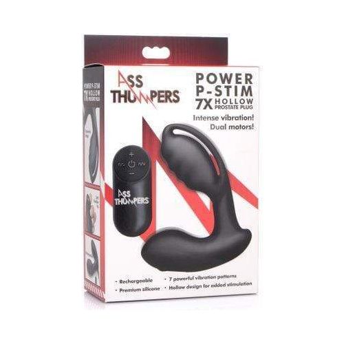 Stimulateur de Prostate Vibrant - Ass Thumpers - Power P-Stim 7X Hollow Ass Thumpers Sensations plus