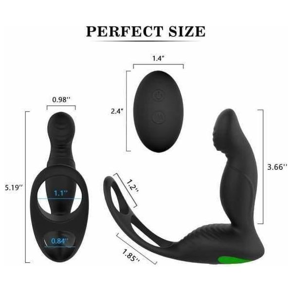 Stimulateur de Prostate Vibrant - Adore U Höm - Avec Anneaux Adore U Sensations plus