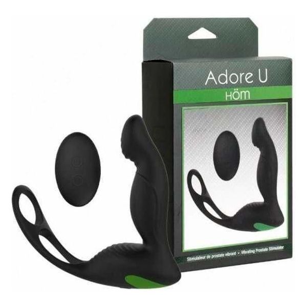 Stimulateur de Prostate Vibrant - Adore U Höm - Avec Anneaux Adore U Sensations plus
