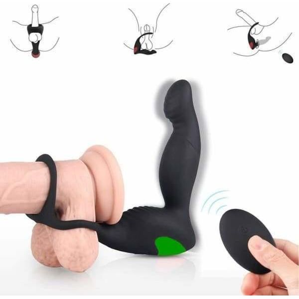 Stimulateur de Prostate Vibrant - Adore U Höm - Avec Anneaux Adore U Sensations plus