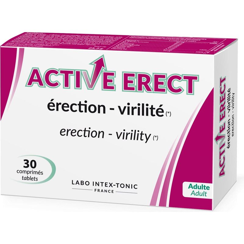 Supplément Sexuel - Active Erect pour Homme - 30 Capsules Labo intextonic Sensations plus
