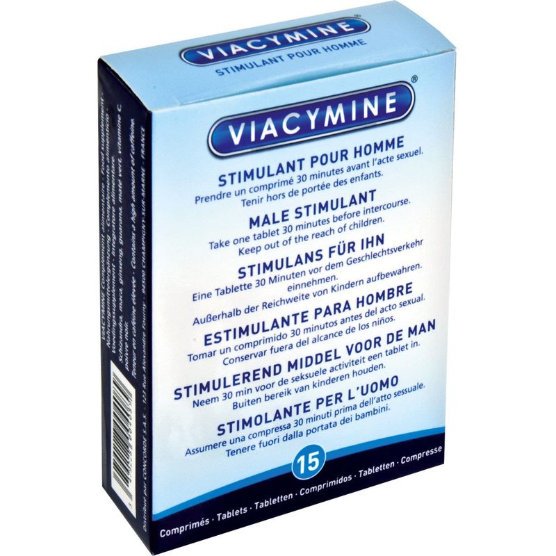 Suppléments Sexuel pour Homme - Concorde - Viacymine Concorde Sensations plus