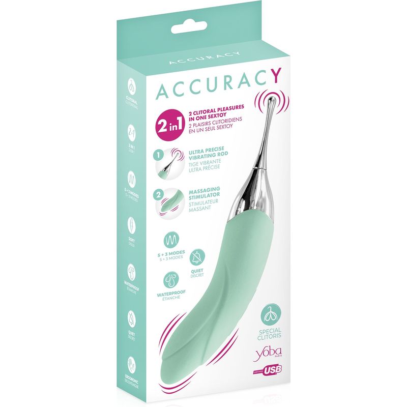 Vibrateur 2 en1 - Yoba Paris - Accuracy Yoba Paris Sensations plus