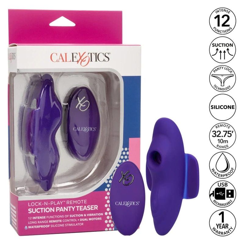 Vibrateur à Distance - CalExotics - Remote Suction Panty Teaser CalExotics Sensations plus