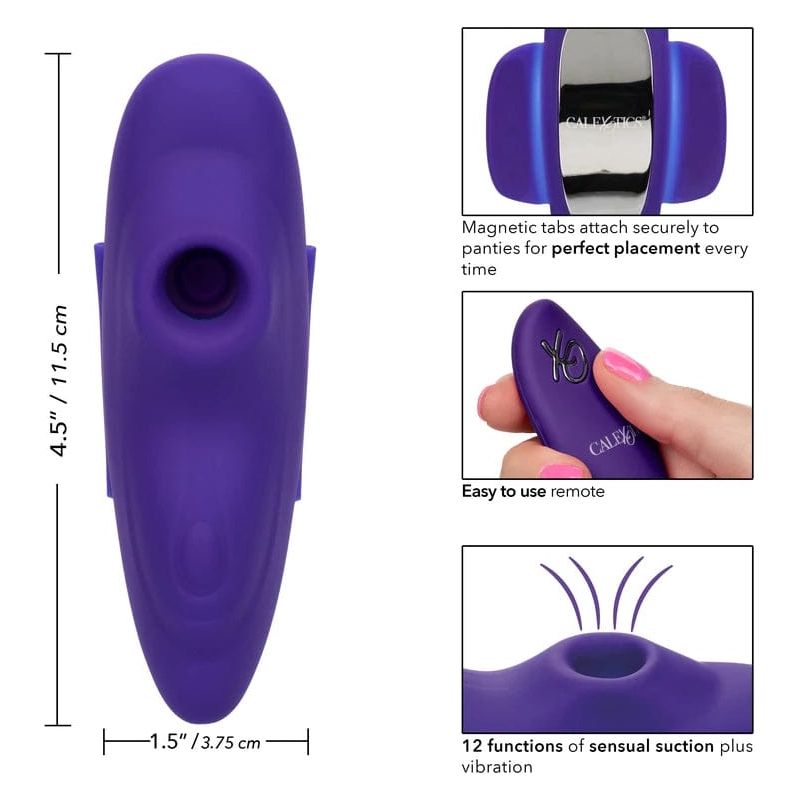 Vibrateur à Distance - CalExotics - Remote Suction Panty Teaser CalExotics Sensations plus