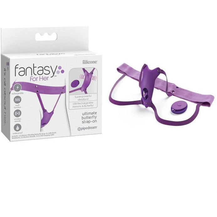 Vibrateur à Distance - Fantasy For Her - Ultimate Butterfly Strap-On Pipedream Sensations plus
