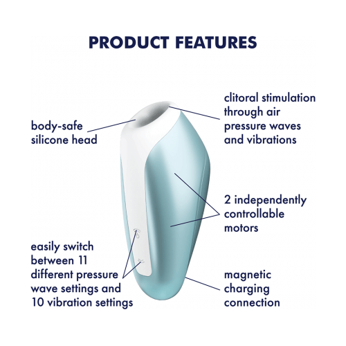 Vibrateur à Succion - Satisfyer - Love Breeze Satisfyer Sensations plus