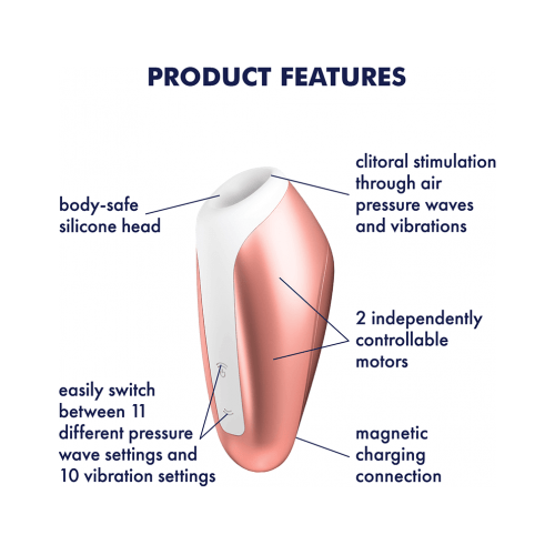 Vibrateur à Succion - Satisfyer - Love Breeze Satisfyer Sensations plus