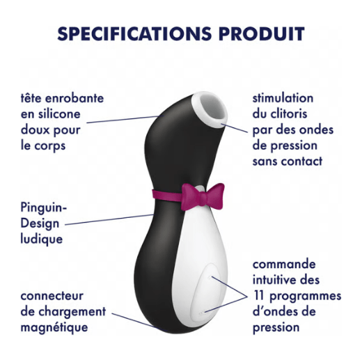 Vibrateur à Succion - Satisfyer - Pro Penguin Satisfyer Sensations plus