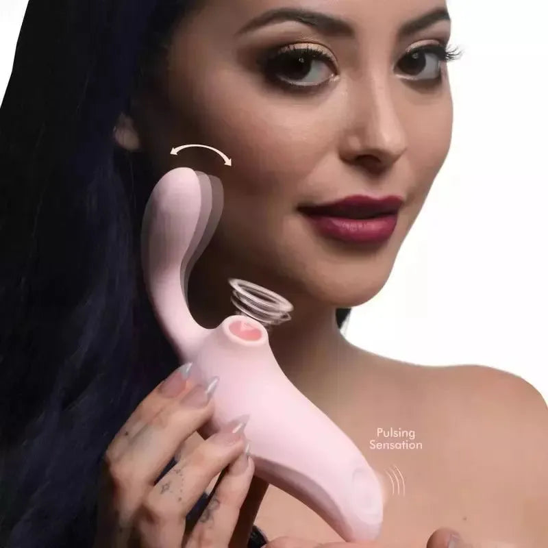 Vibrateur à Succion - Shegasm - 3 Way Elixir Sucking and Pulsing Vibrator Shegasm Sensations plus