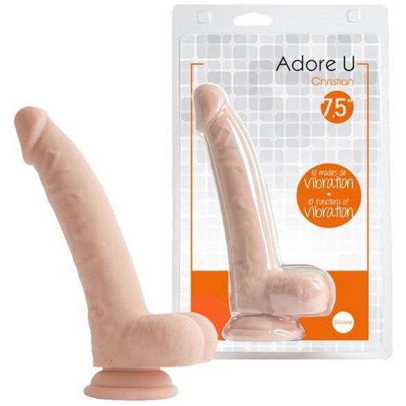 Vibrateur - Adore U - Christian 7.5 pouces Adore U Sensations plus
