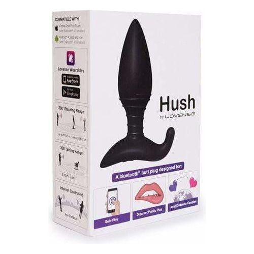 Vibrateur anal rechargeable - Lovense - Hush 1.5 Lovense Sensations plus