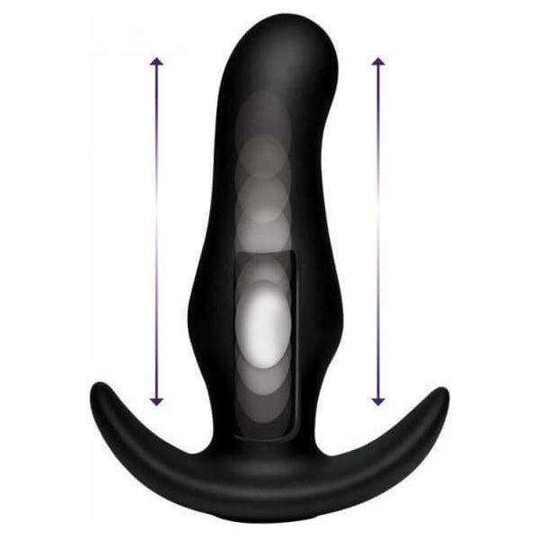 Stimulateur de Prostate Vibrant - Thump It - Curved Thumping Anal Plug Thump It Sensations plus
