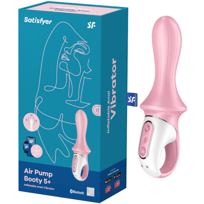 Vibrateur Anal - Satisfyer - Air Pump Booty 5+ Satisfyer Sensations plus