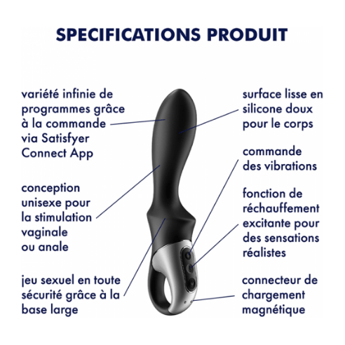 Vibrateur Anal - Satisfyer - Heat Climax Satisfyer Sensations plus